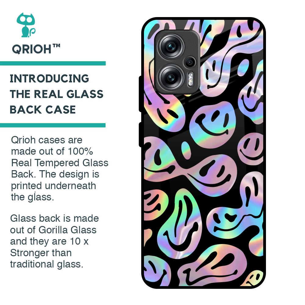 Acid Smile Glass Case for Redmi K50i 5G