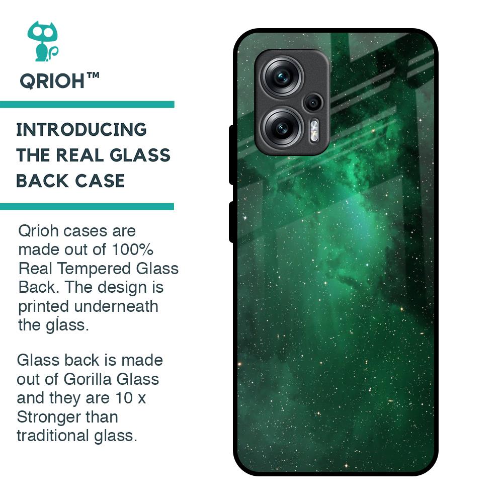 Emerald Firefly Glass Case For Redmi K50i 5G