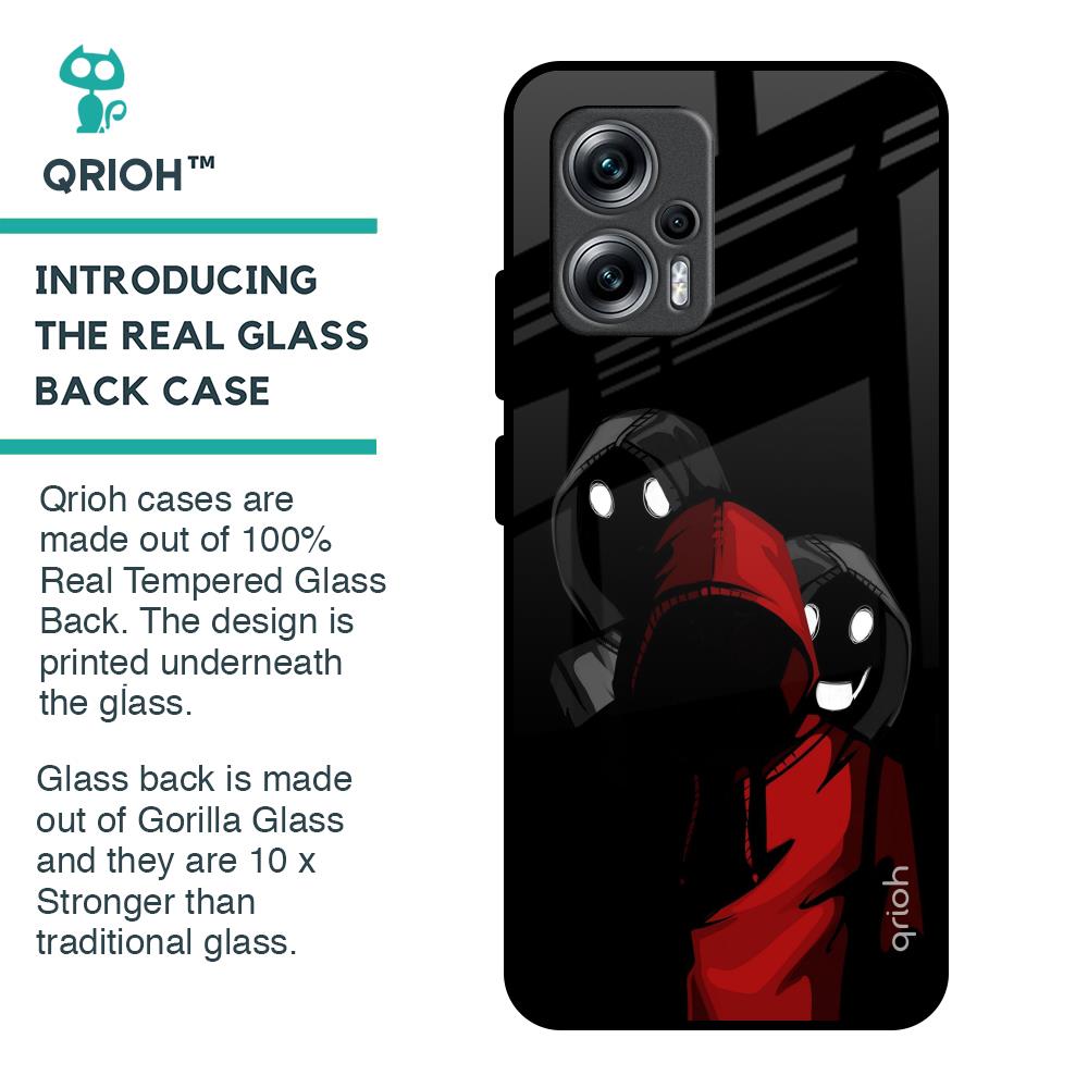 Shadow Character Glass Case for Redmi K50i 5G