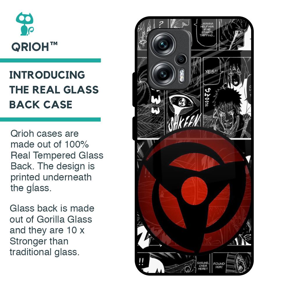 Sharingan Glass Case for Redmi K50i 5G