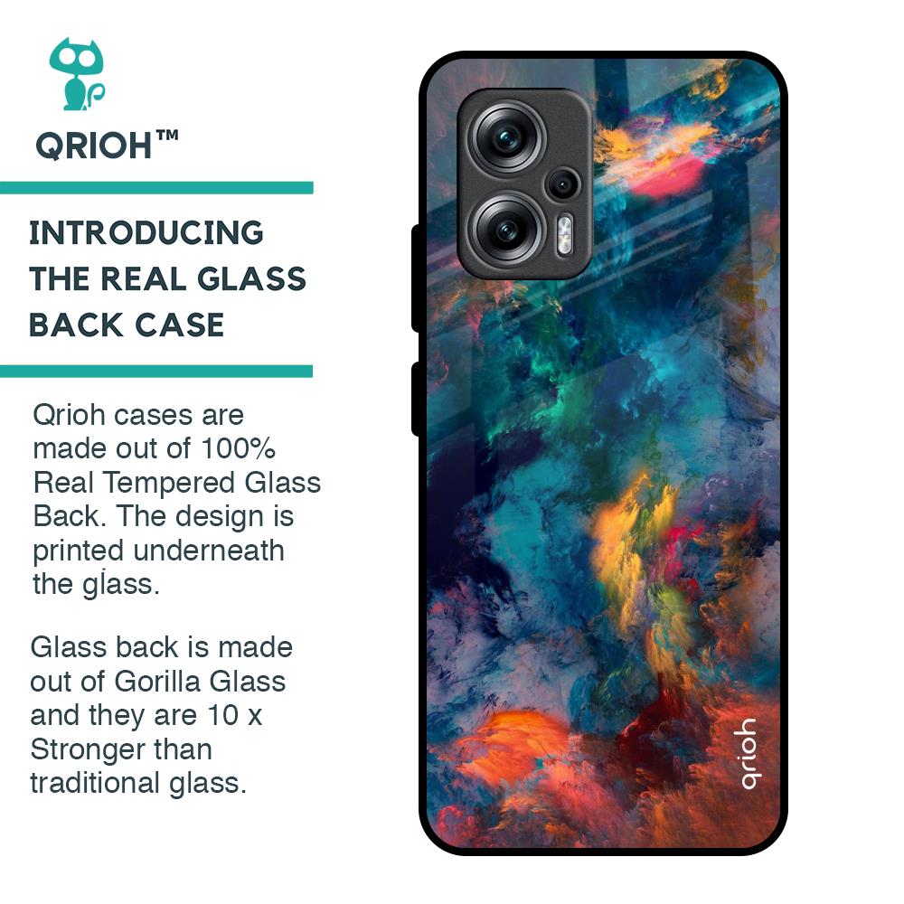 Cloudburst Glass Case for Redmi K50i 5G