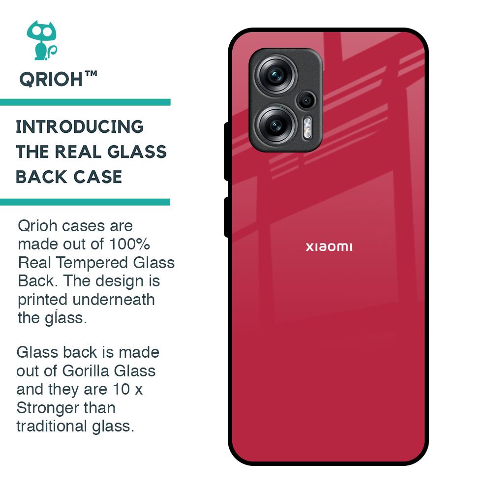 Solo Maroon Glass case for Redmi K50i 5G
