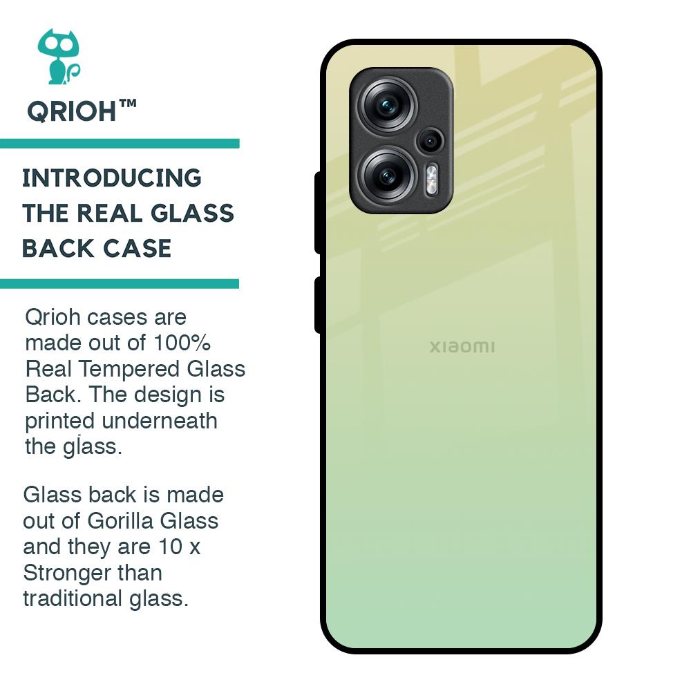 Mint Green Gradient Glass Case for Redmi K50i 5G