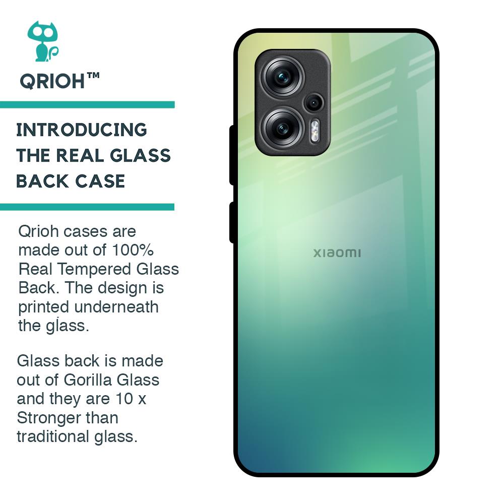Dusty Green Glass Case for Redmi K50i 5G