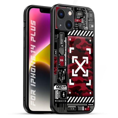 Technology Art iPhone 14 Plus Glass Back Cover Online
