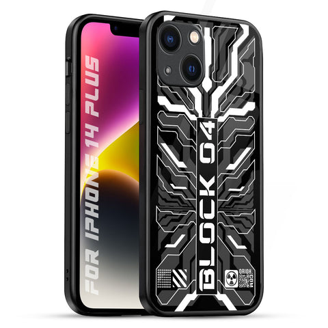 Monochrome Magic iPhone 14 Plus Glass Back Cover Online