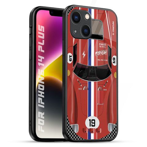 Racing Vintage iPhone 14 Plus Glass Back Cover Online