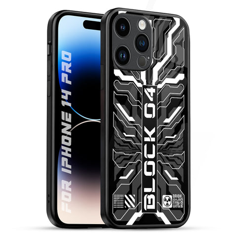 Monochrome Magic iPhone 14 Pro Glass Back Cover Online