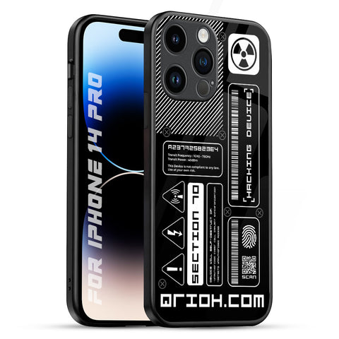 Futuristic Art iPhone 14 Pro Glass Back Cover Online