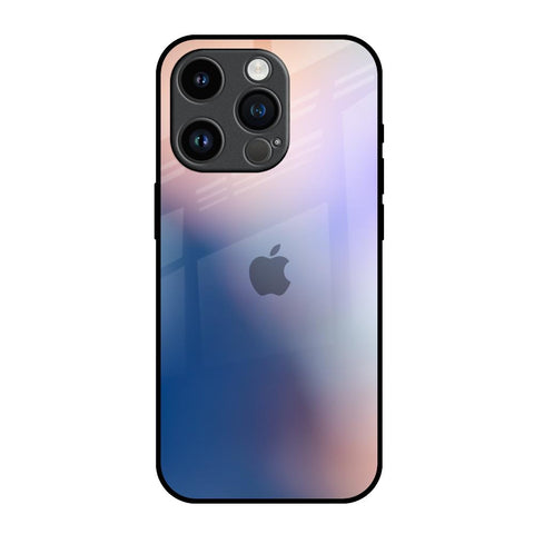 Blue Mauve Gradient Glass Case for iPhone 14 Pro