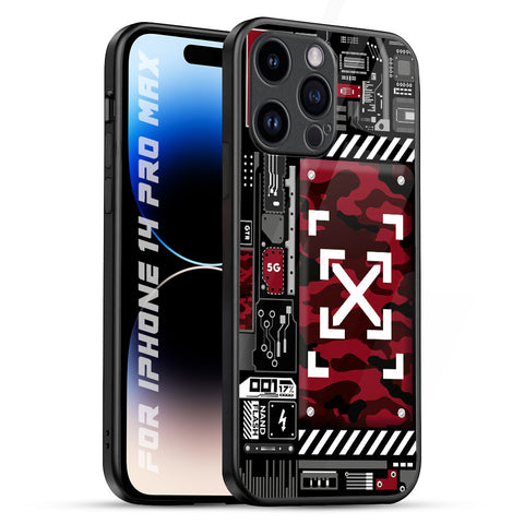 Technology Art iPhone 14 Pro Max Glass Back Cover Online