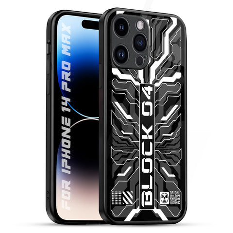 Monochrome Magic iPhone 14 Pro Max Glass Back Cover Online