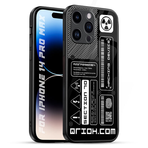 Futuristic Art iPhone 14 Pro Max Glass Back Cover Online