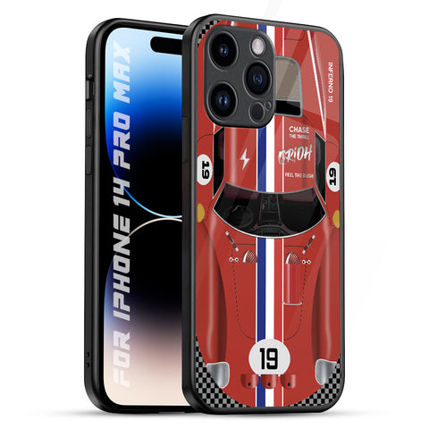 Racing Vintage iPhone 14 Pro Max Glass Back Cover Online
