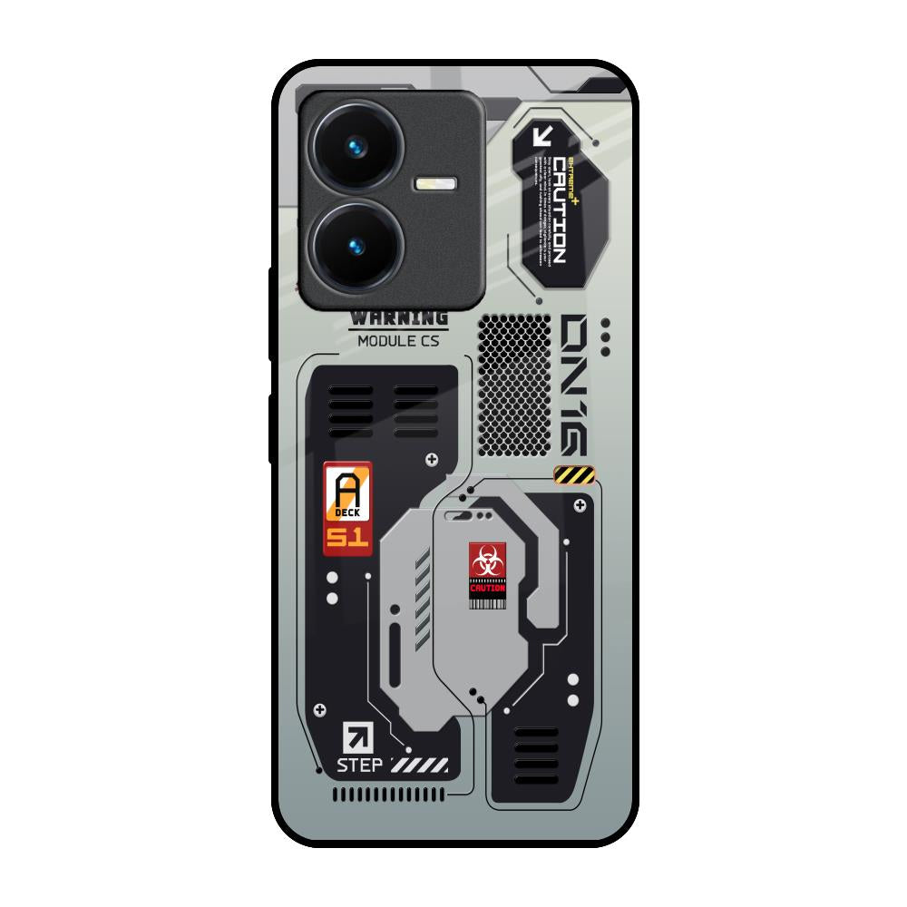 Techno Vibes Vivo Y22 Glass Back Cover Online