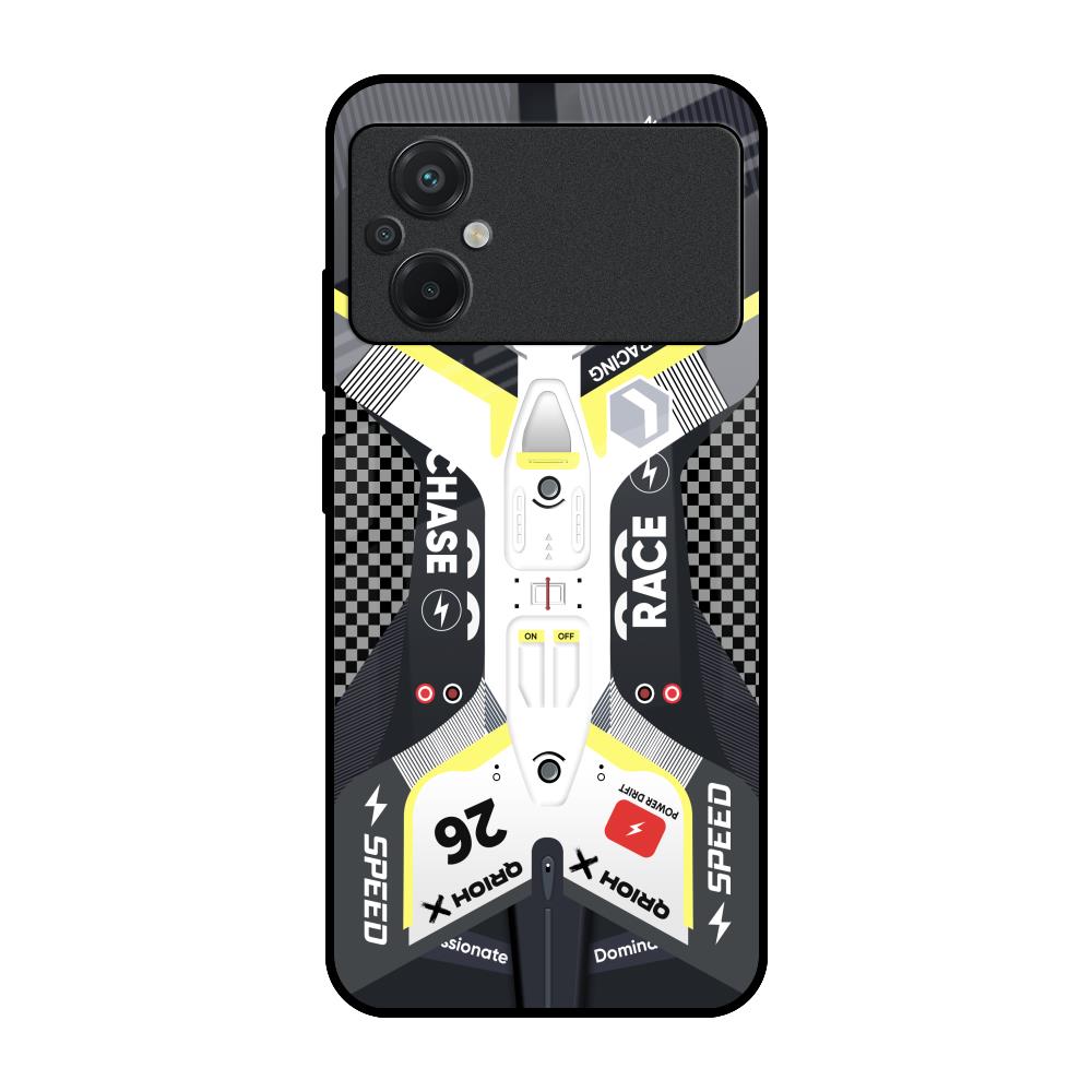 Car Enthusiast Poco M5 Glass Back Cover Online