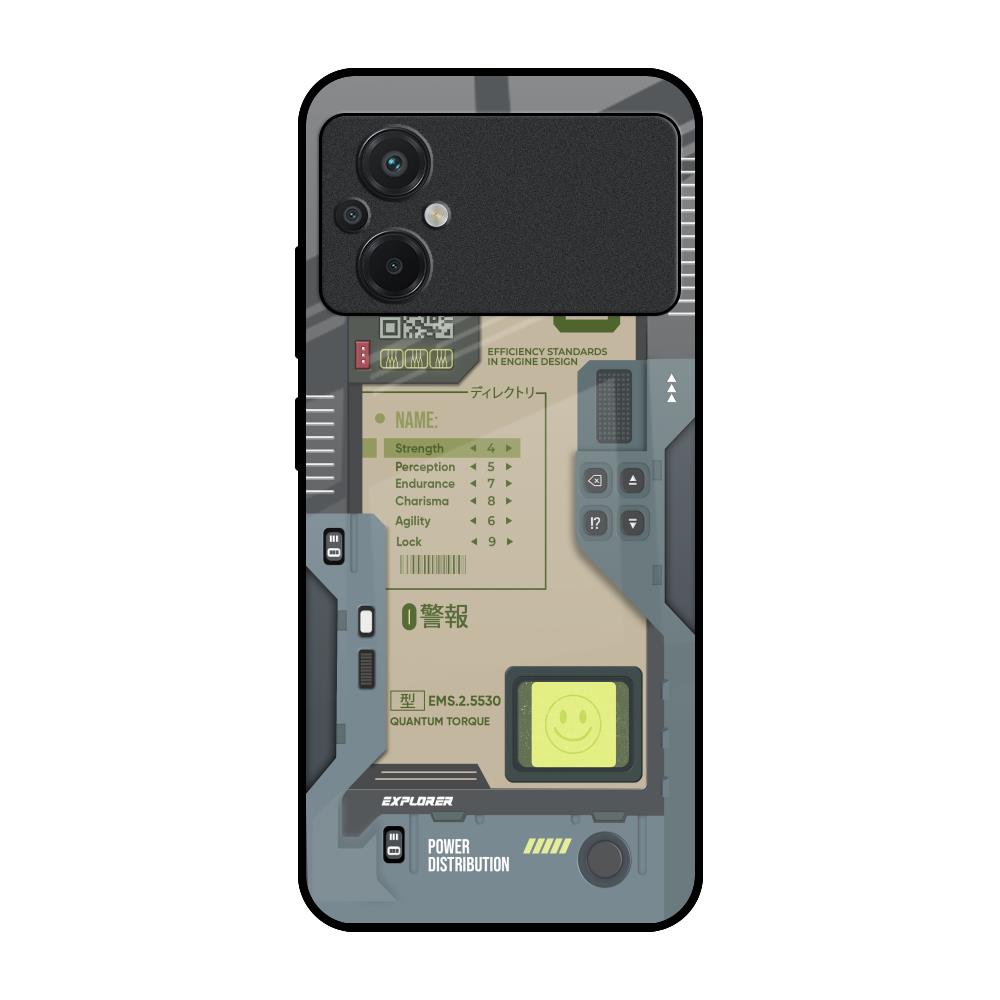 Art Station Poco M5 Glass Back Cover Online