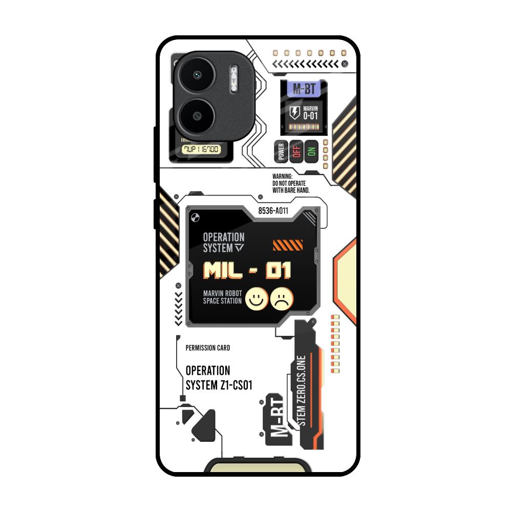 Tech Display Redmi A1 Glass Back Cover Online