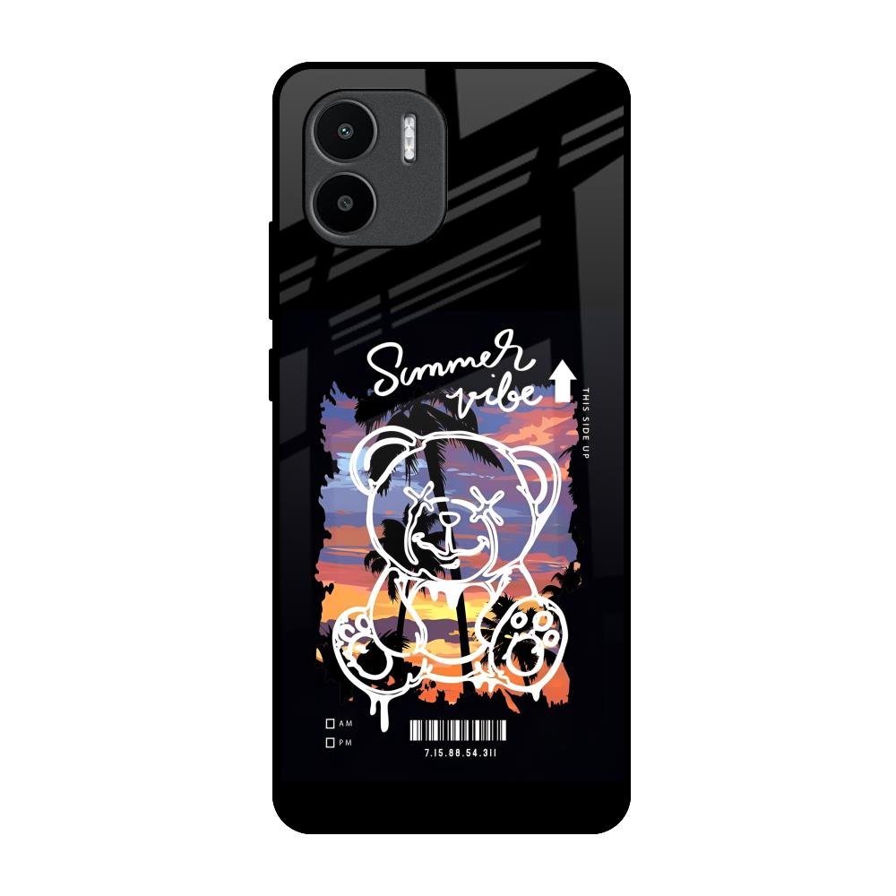 Summer Vibe Redmi A1 Glass Back Cover Online