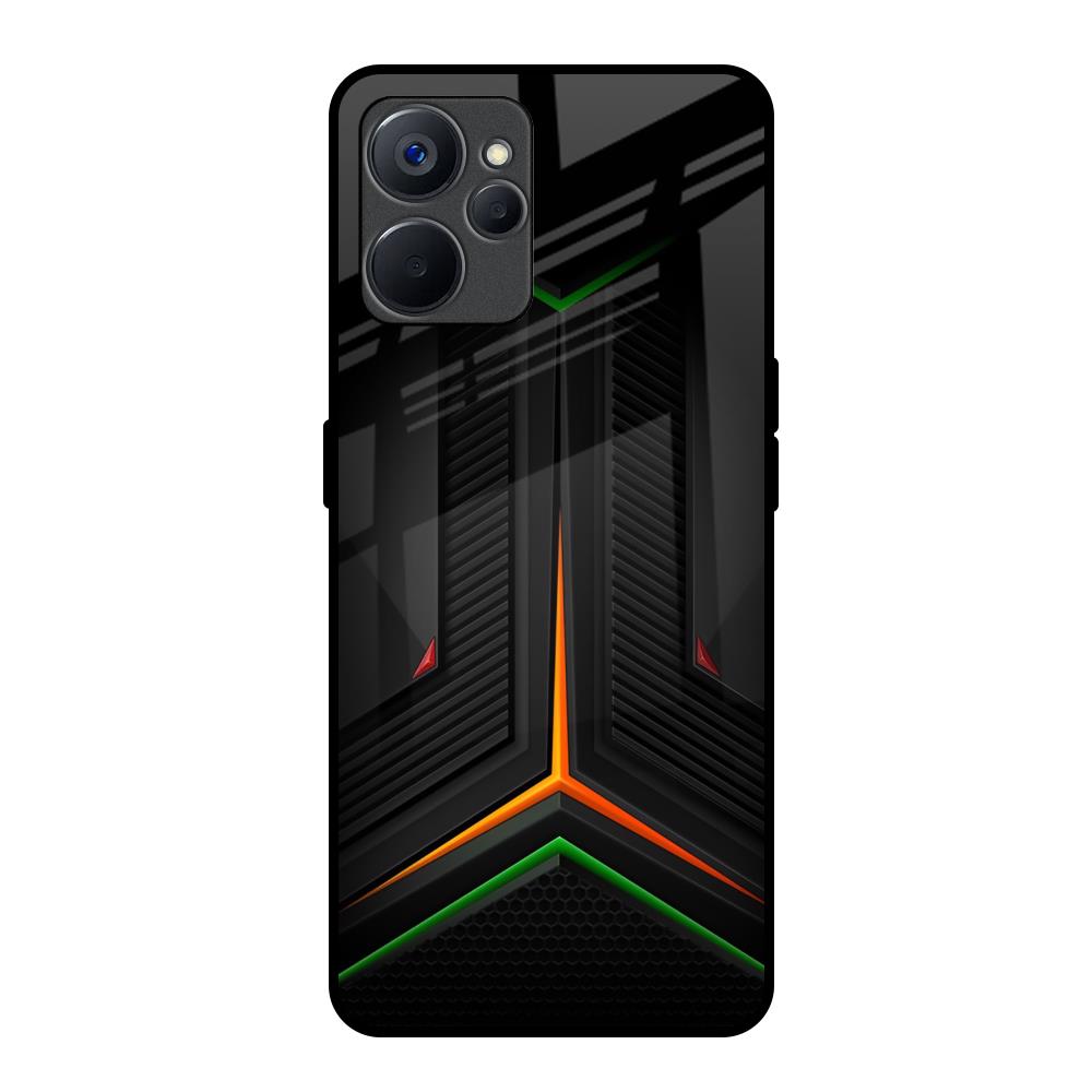 Modern Ultra Chevron Realme 9i 5G Glass Back Cover Online