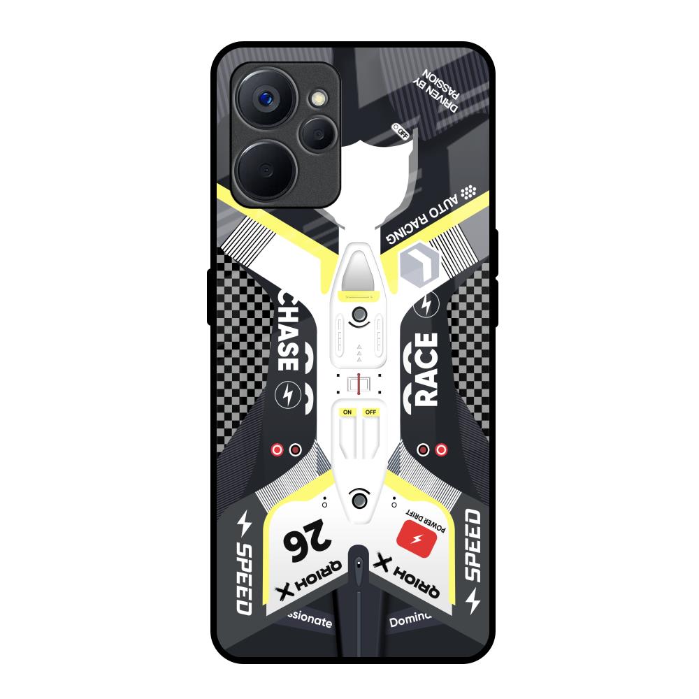 Car Enthusiast Realme 9i 5G Glass Back Cover Online