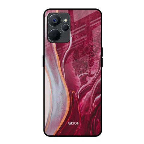 Crimson Ruby Realme 9i 5G Glass Back Cover Online
