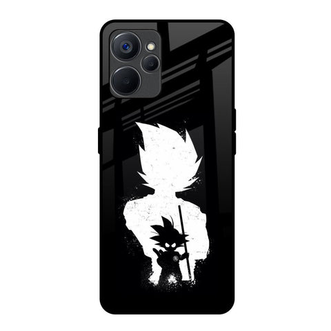 Monochrome Goku Realme 9i 5G Glass Back Cover Online