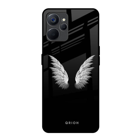 White Angel Wings Realme 9i 5G Glass Back Cover Online