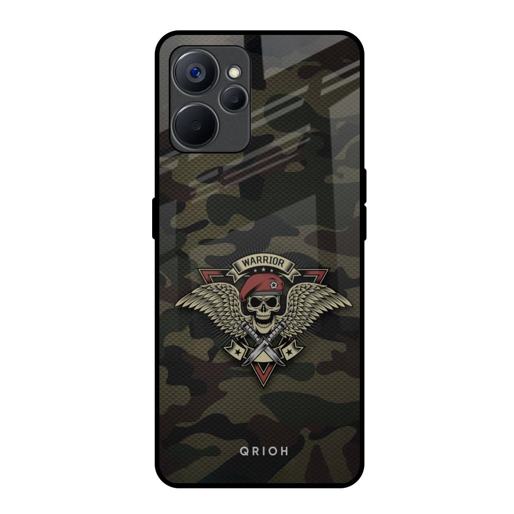 Army Warrior Realme 9i 5G Glass Back Cover Online