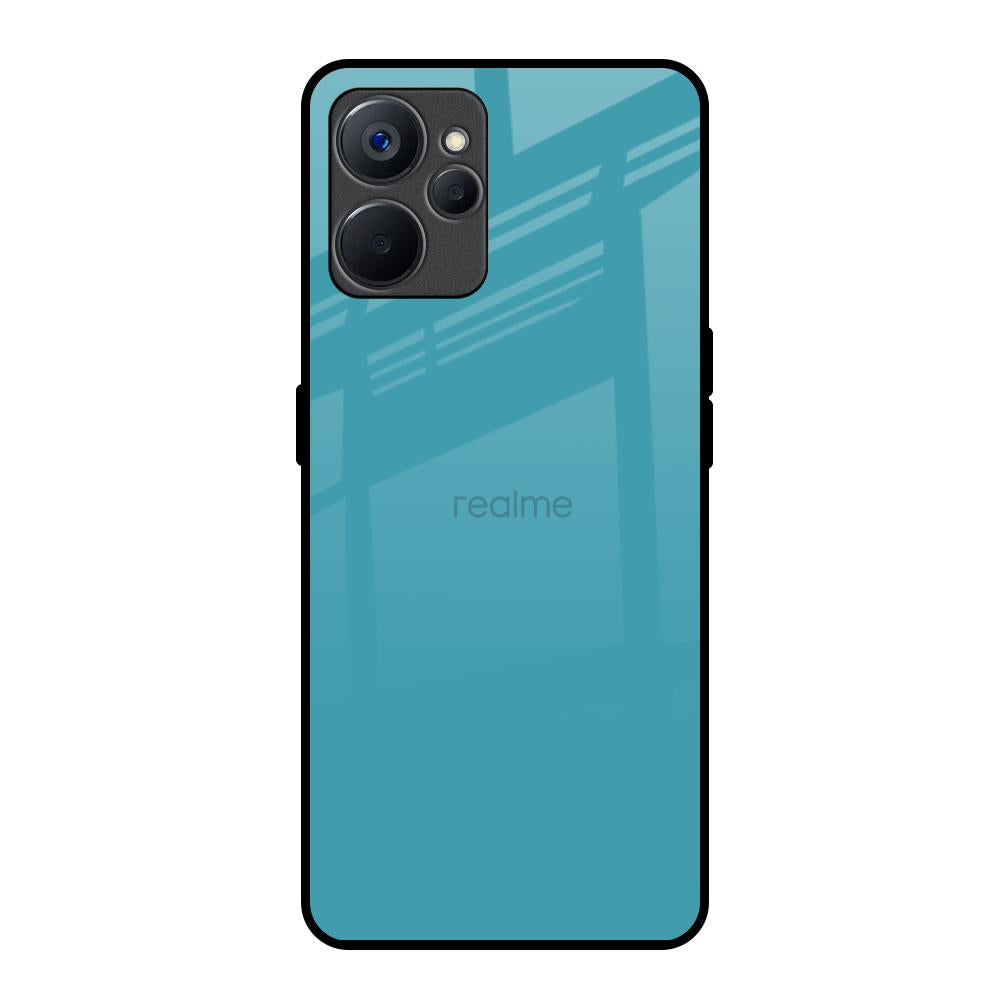 Oceanic Turquiose Realme 9i 5G Glass Back Cover Online