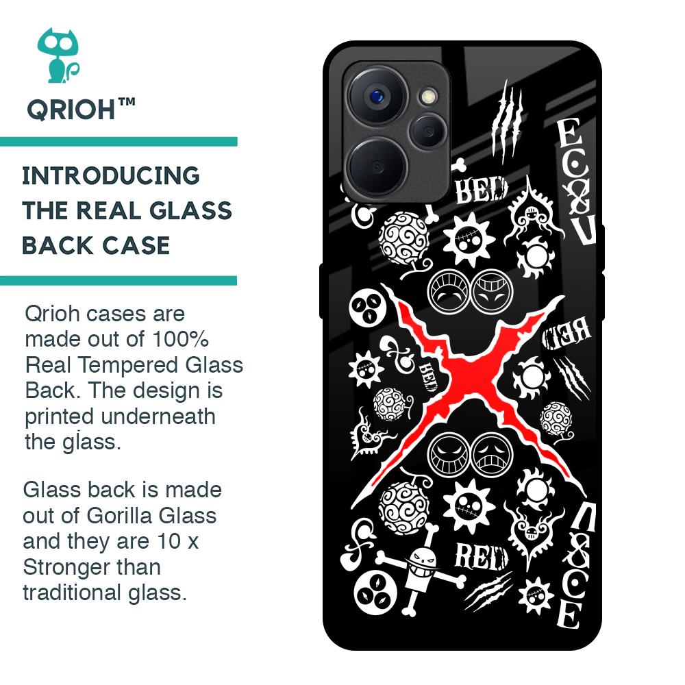 Red Zone Glass Case for Realme 9i 5G