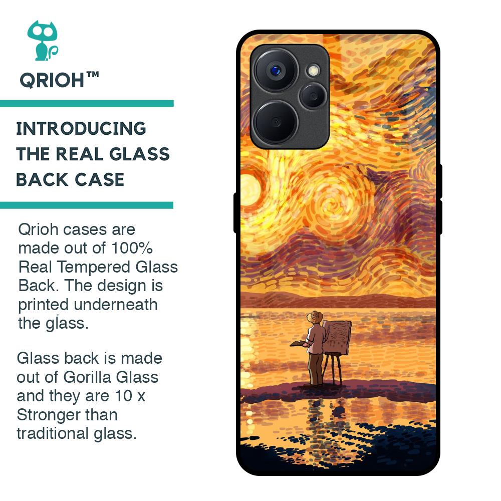Sunset Vincent Glass Case for Realme 9i 5G