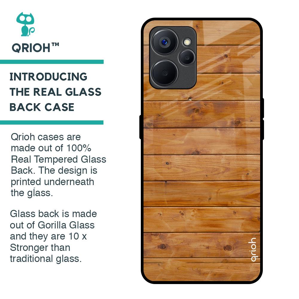 Timberwood Glass Case for Realme 9i 5G
