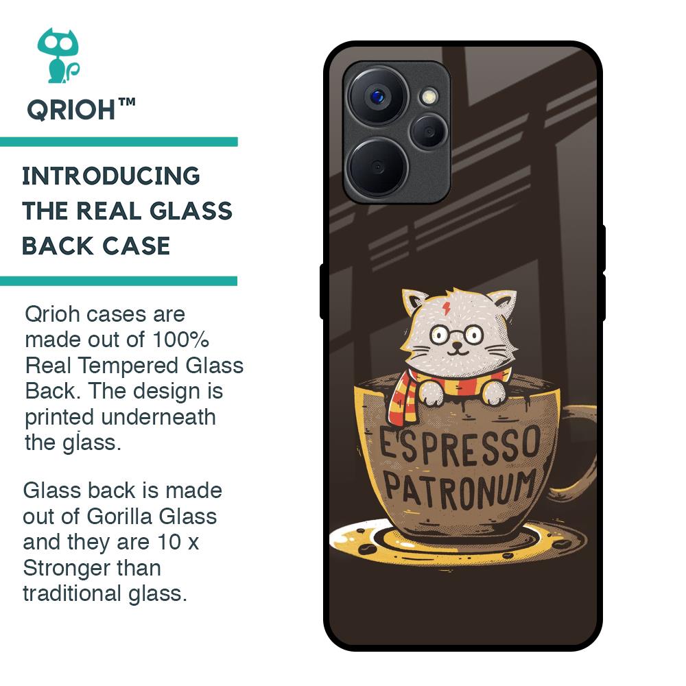 Tea With Kitty Glass Case For Realme 9i 5G