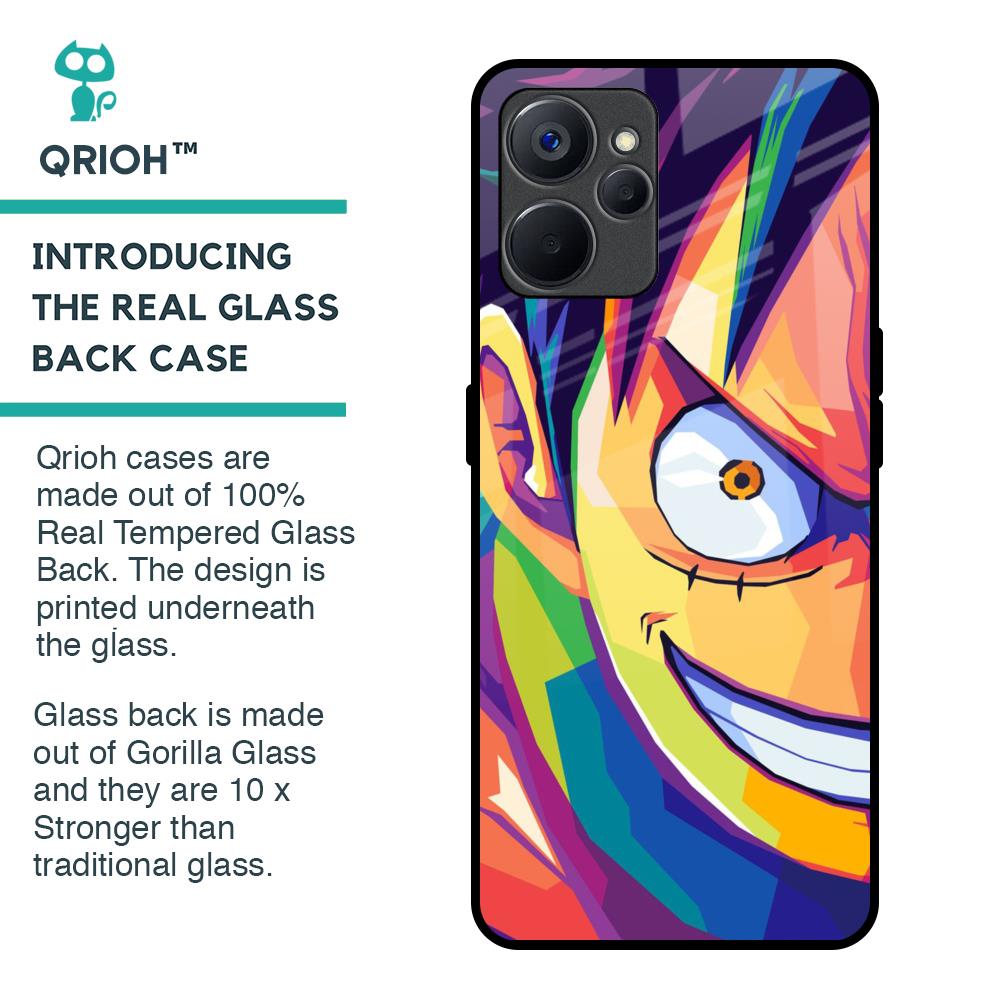 Monkey Wpap Pop Art Glass Case for Realme 9i 5G