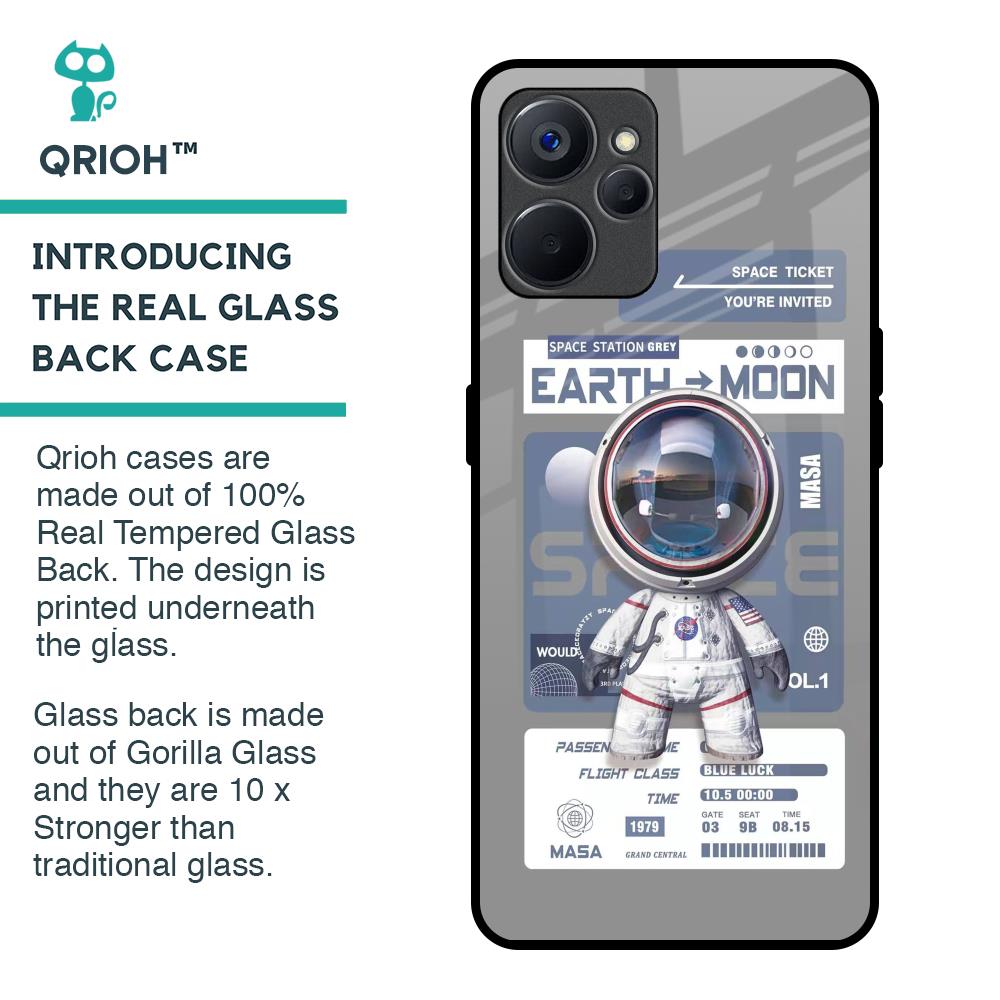 Space Flight Pass Glass Case for Realme 9i 5G