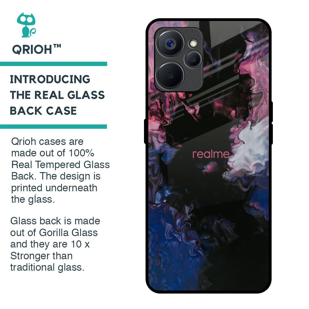 Smudge Brush Glass case for Realme 9i 5G