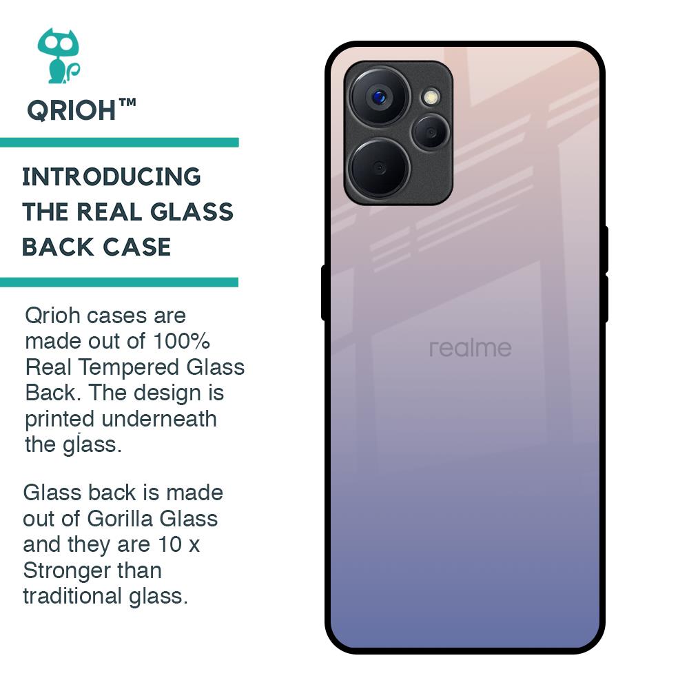 Rose Hue Glass Case for Realme 9i 5G