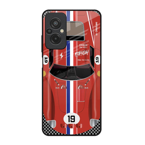 Racing Vintage Redmi 11 Prime Glass Back Cover Online