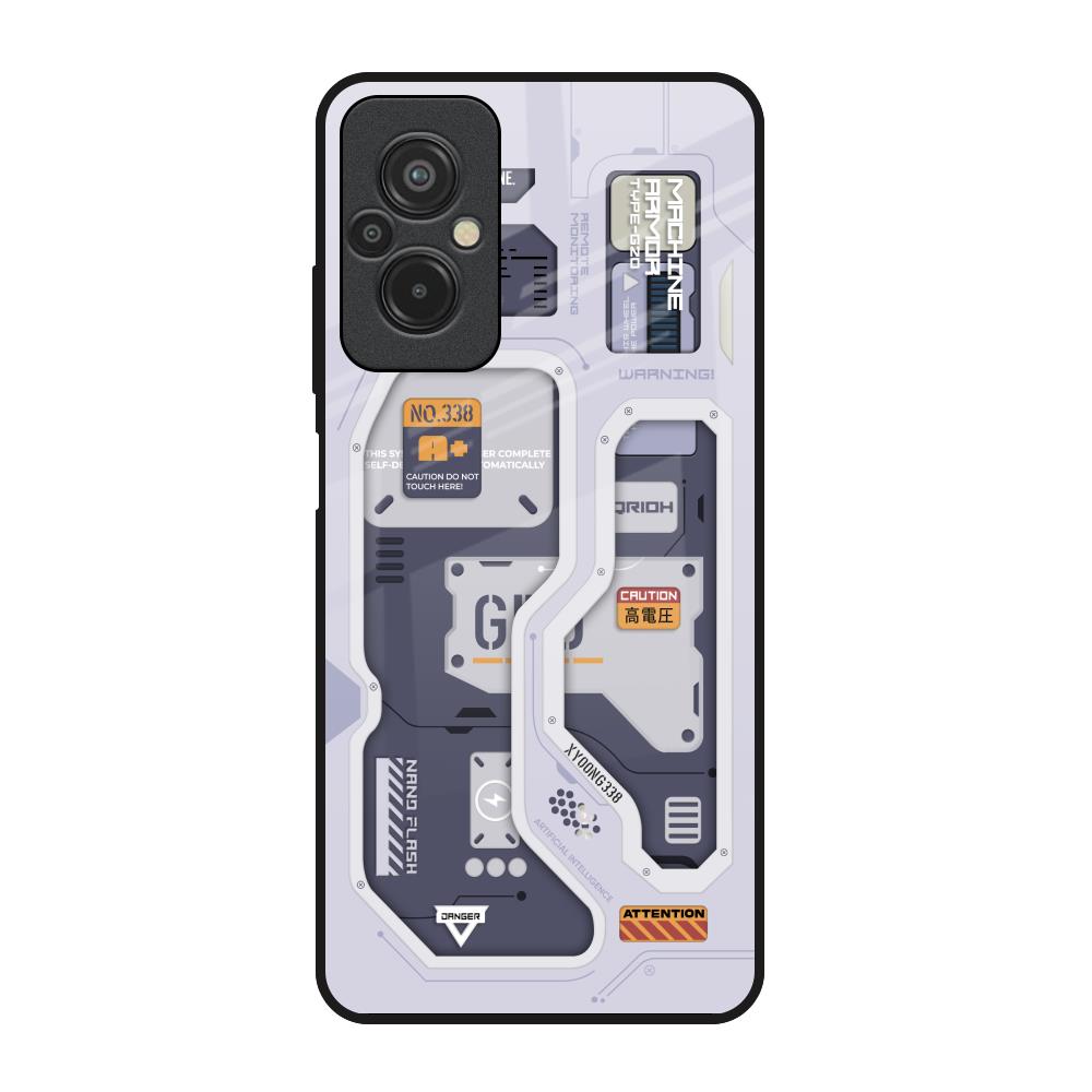 Tech Savvy Redmi 11 Prime Glass Back Cover Online