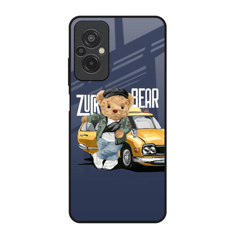 Adventurous Bear Redmi 11 Prime Glass Back Cover Online
