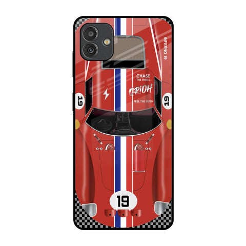 Racing Vintage Samsung Galaxy M13 5G Glass Back Cover Online