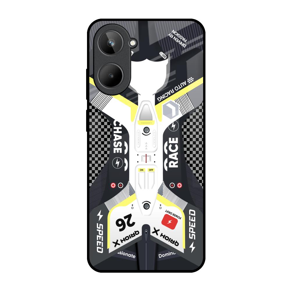 Car Enthusiast Realme 10 Glass Back Cover Online