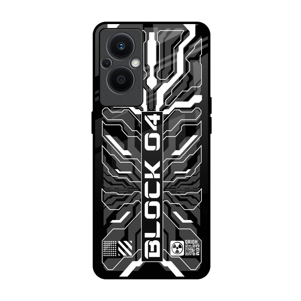 Monochrome Magic Oppo F21s Pro 5G Glass Back Cover Online