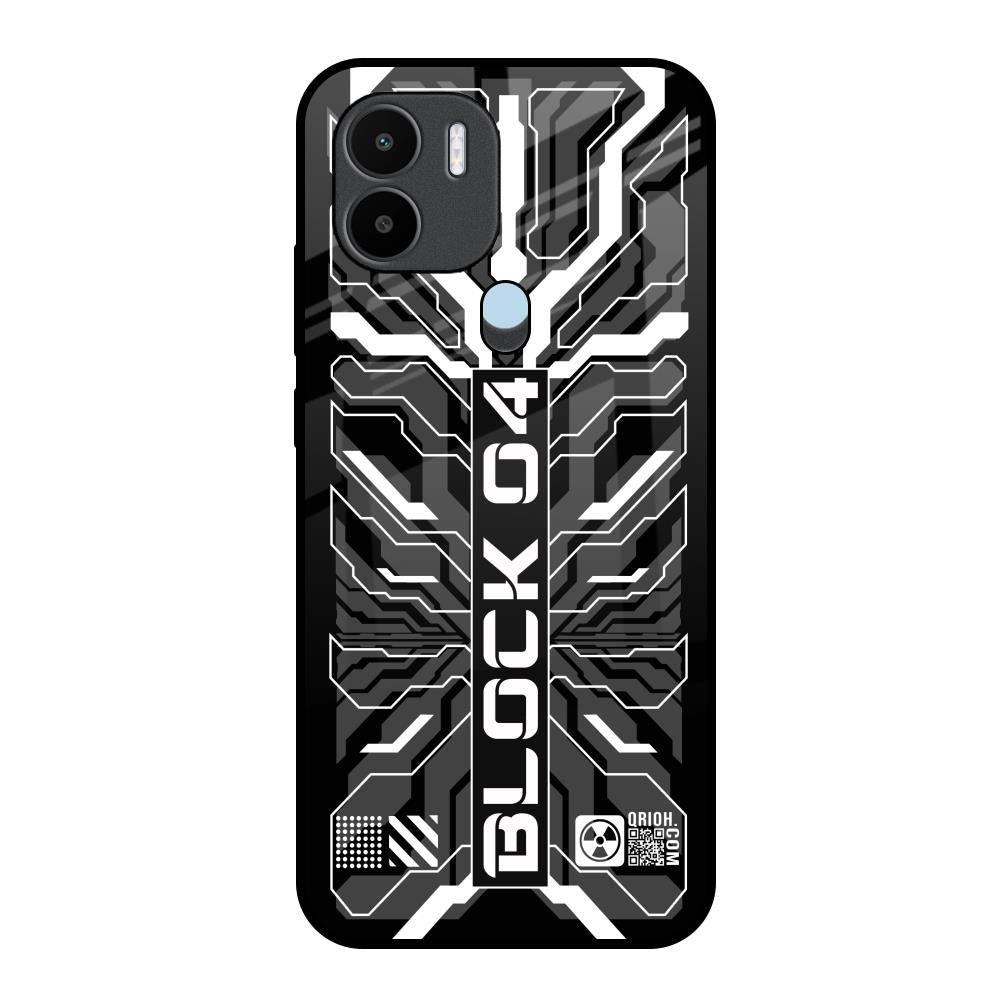 Monochrome Magic Redmi A1 Plus Glass Back Cover Online