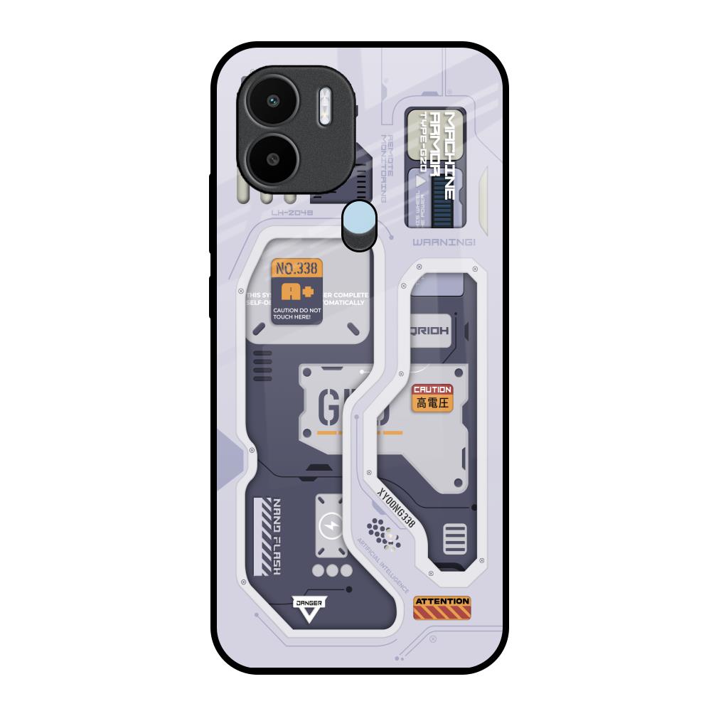 Tech Savvy Redmi A1 Plus Glass Back Cover Online