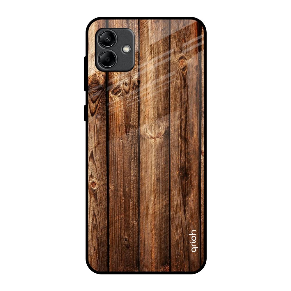 Timber Printed Samsung Galaxy A04 Glass Back Cover Online