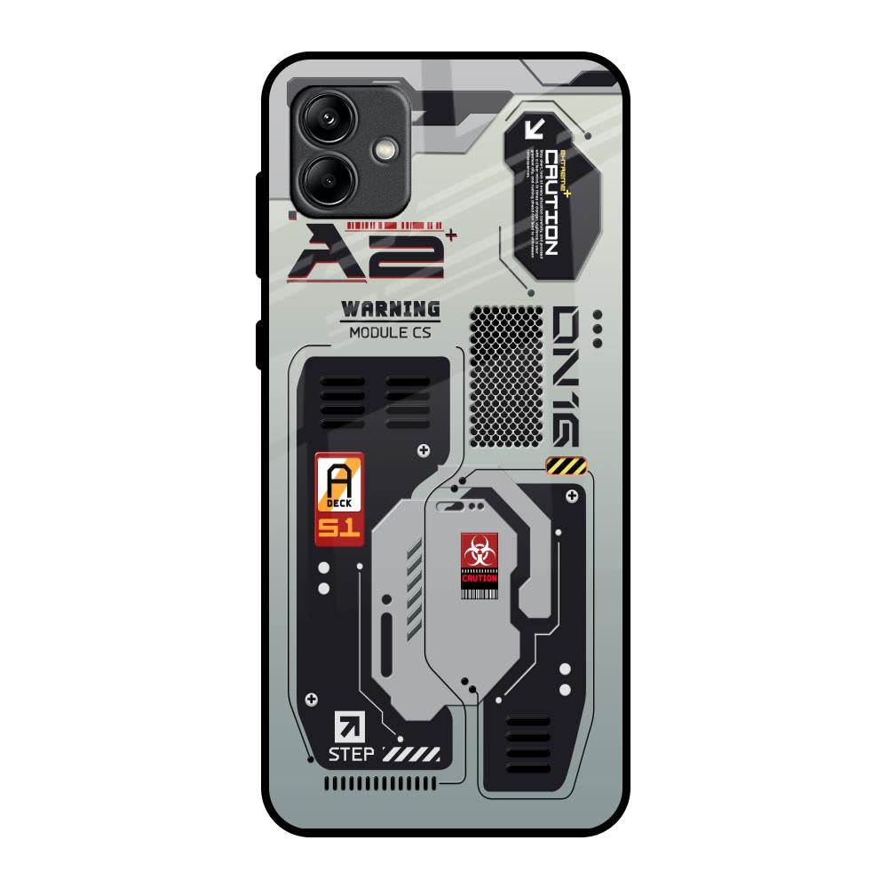 Techno Vibes Samsung Galaxy A04 Glass Back Cover Online