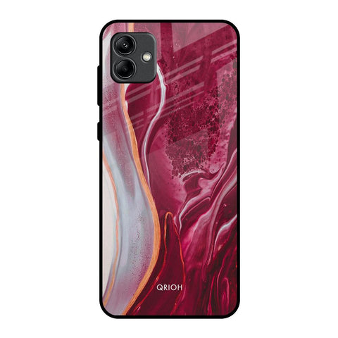 Crimson Ruby Samsung Galaxy A04 Glass Back Cover Online