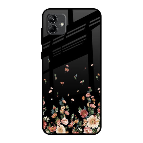 Floating Floral Print Samsung Galaxy A04 Glass Back Cover Online